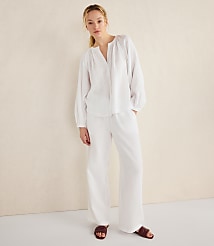 Haven Well Within Organic Cotton Gauze Straight Leg Pants carousel Product Image 2