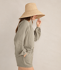 Haven Well Within Organic Cotton Gauze Shorts carousel Product Image 3