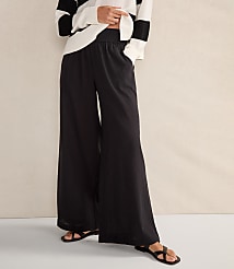 Haven Well Within Organic Cotton Crinkle Gauze Wide Leg Pants carousel Product Image 1