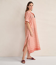 Haven Well Within Cotton Voile Blend Ikat Kaftan carousel Product Image 1