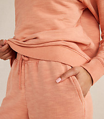 Haven Well Within Organic Cotton Slub Terry Straight Leg Pants carousel Product Image 3
