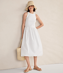 Haven Well Within Organic Cotton Drop Waist Bubble Dress carousel Product Image 2