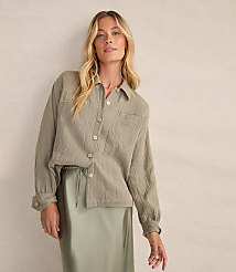 Haven Well Within Organic Cotton Gauze Jacket carousel Product Image 3
