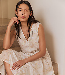 Haven Well Within Cotton Voile Blend Shell Midi Dress carousel Product Image 5