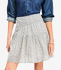 Petite Garden Ruffle Mini Skirt carousel Product Image 2