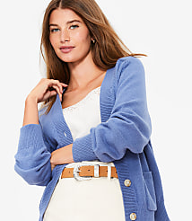 V-Neck Pocket Cardigan carousel Product Image 1