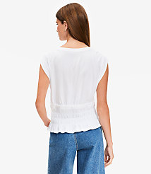 Smocked Modern Wedge Tee carousel Product Image 3