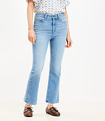 Curvy Fresh Cut High Rise Kick Crop Jeans in Authentic Light Indigo Wash carousel Product Image 1