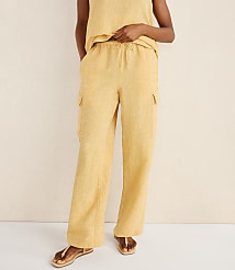 Haven Well Within Linen Cargo Pants carousel Product Image 1
