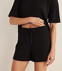 Haven Well Within Cotton Wide Rib Shorts carousel Product Image 1