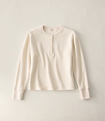 Haven Well Within Organic Cotton Waffle Henley carousel Product Image 4