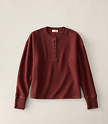 Haven Well Within Organic Cotton Waffle Henley carousel Product Image 2