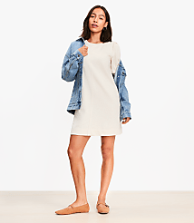 Short Sleeve Sweatshirt Mini Dress carousel Product Image 3