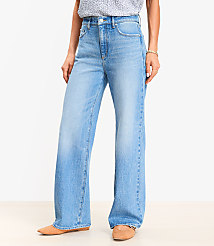 Tall High Rise Wide Leg Jeans in Vintage Indigo carousel Product Image 3
