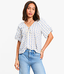 Floral Embroidered Bow Blouse carousel Product Image 2