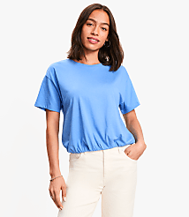 Bubble Hem Tee carousel Product Image 1