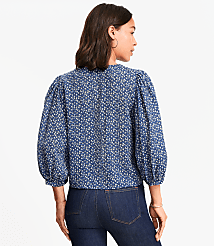 Garden Balloon Sleeve Blouse carousel Product Image 3