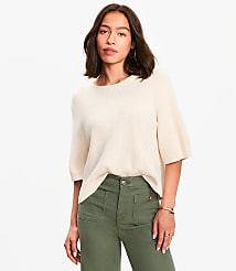 Relaxed Sweater Tee carousel Product Image 1