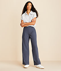 Petite Lou & Grey Wanderweave Wide Leg Trousers carousel Product Image 1