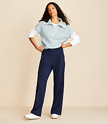 Lou & Grey Wanderweave Wide Leg Trousers carousel Product Image 1