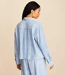 Lou & Grey Striped Pocket Shirt carousel Product Image 3