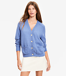 V-Neck Pocket Cardigan carousel Product Image 2