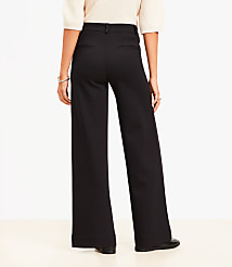 Petite Palmer Wide Leg Pants in Ponte carousel Product Image 2