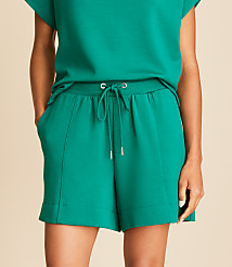 Lou & Grey Seamed Scubasoft Drawstring Shorts carousel Product Image 2