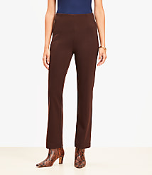 Petite Ponte Straight Pants carousel Product Image 2