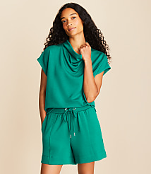 Lou & Grey Scubasoft Cowl Neck Tee carousel Product Image 1