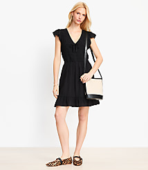 Tie Smocked Mini Pocket Dress carousel Product Image 1