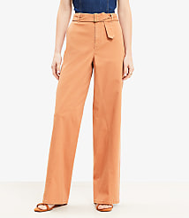 Belted Slim Wide Leg Pants carousel Product Image 3