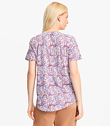 Paisley Everyday V-Neck Tee carousel Product Image 3
