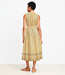 Garden Poplin Tiered Midi Dress carousel Product Image 3