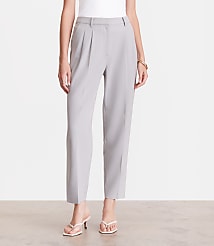 LOFT Versa Seasonless Pleated Tapered Pants carousel Product Image 2