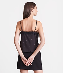 Petite LOFT Versa Gingko Lace Cami carousel Product Image 3