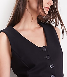LOFT Versa Ponte Pocket Vest carousel Product Image 2