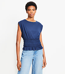 Smocked Modern Wedge Tee carousel Product Image 1