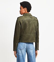 Faux Suede Moto Jacket carousel Product Image 3
