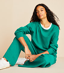 Lou & Grey Geo Textured Sweatshirt carousel Product Image 1