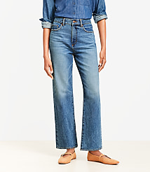 High Rise Straight Jeans in Authentic Vintage Mid Wash carousel Product Image 2