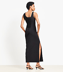 Asymmetrical Ruched Midi Dress carousel Product Image 3