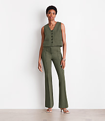 LOFT Versa Ponte Pocket Vest carousel Product Image 1