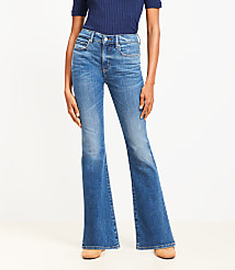 Petite Curvy Mid Rise Boot Jeans in Luxe Medium Wash carousel Product Image 1