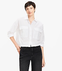 Poplin Wide Sleeve Modern Utility Shirt carousel Product Image 2