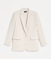 LOFT Versa Crepe Drape Relaxed Blazer carousel Product Image 5