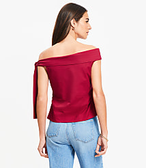 Tie One Shoulder Top carousel Product Image 3