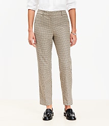 Petite Curvy Riviera Slim Pants in Plaid carousel Product Image 1