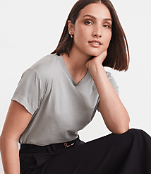 LOFT Versa Relaxed Tee carousel Product Image 2