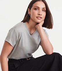 Petite LOFT Versa Relaxed Tee carousel Product Image 2